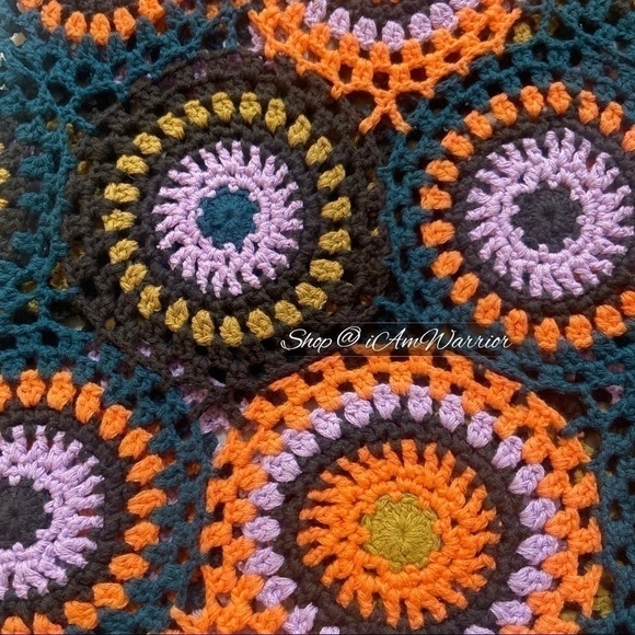 Anthropologie Moth boho circle crochet cardigan *shop@iamwarrior - Picture 6 of 12